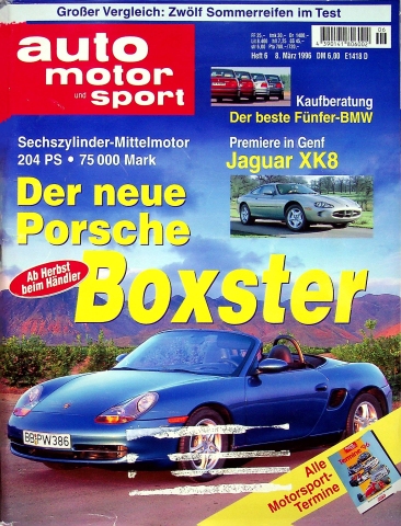Deckblatt Auto Motor und Sport (06/1996)